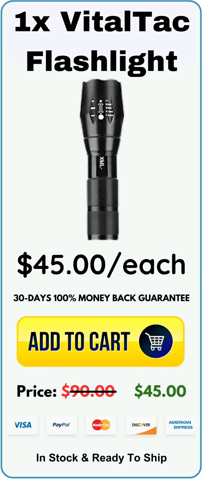 VitalTac Flashlight Price